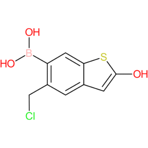 5-(chloromethyl)-2-hydroxybenzothiophene-6-boronic acid