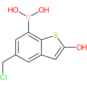 5-(chloromethyl)-2-hydroxybenzothiophene-7-boronic acid