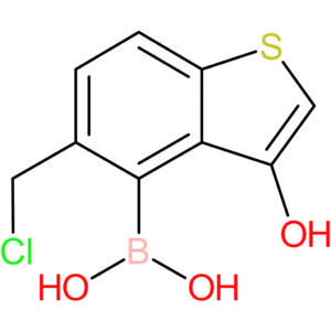 5-(chloromethyl)-3-hydroxybenzothiophene-4-boronic acid