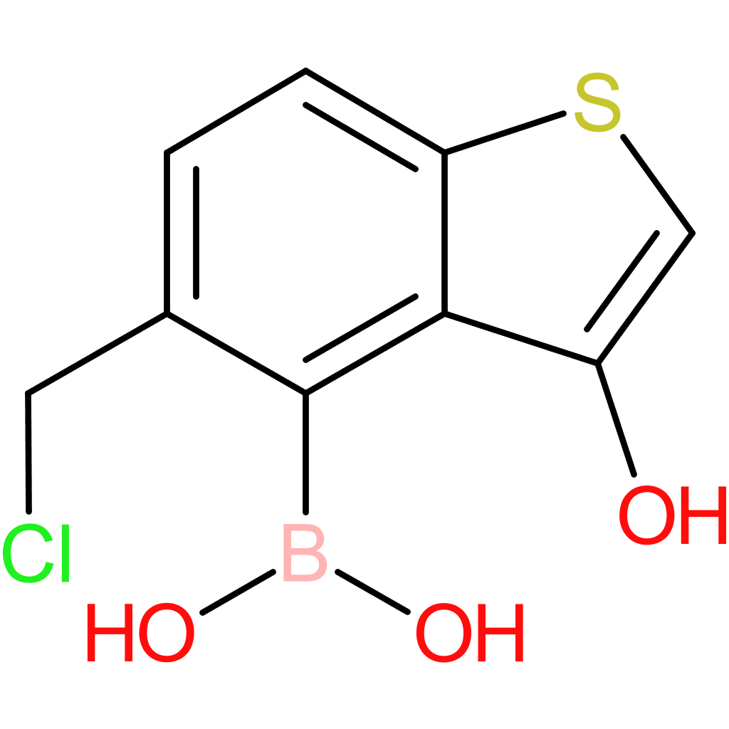 5-(chloromethyl)-3-hydroxybenzothiophene-4-boronic acid