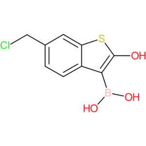 6-(chloromethyl)-2-hydroxybenzothiophene-3-boronic acid