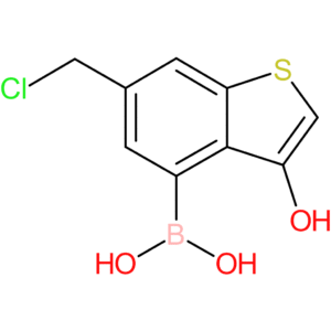 6-(chloromethyl)-3-hydroxybenzothiophene-4-boronic acid
