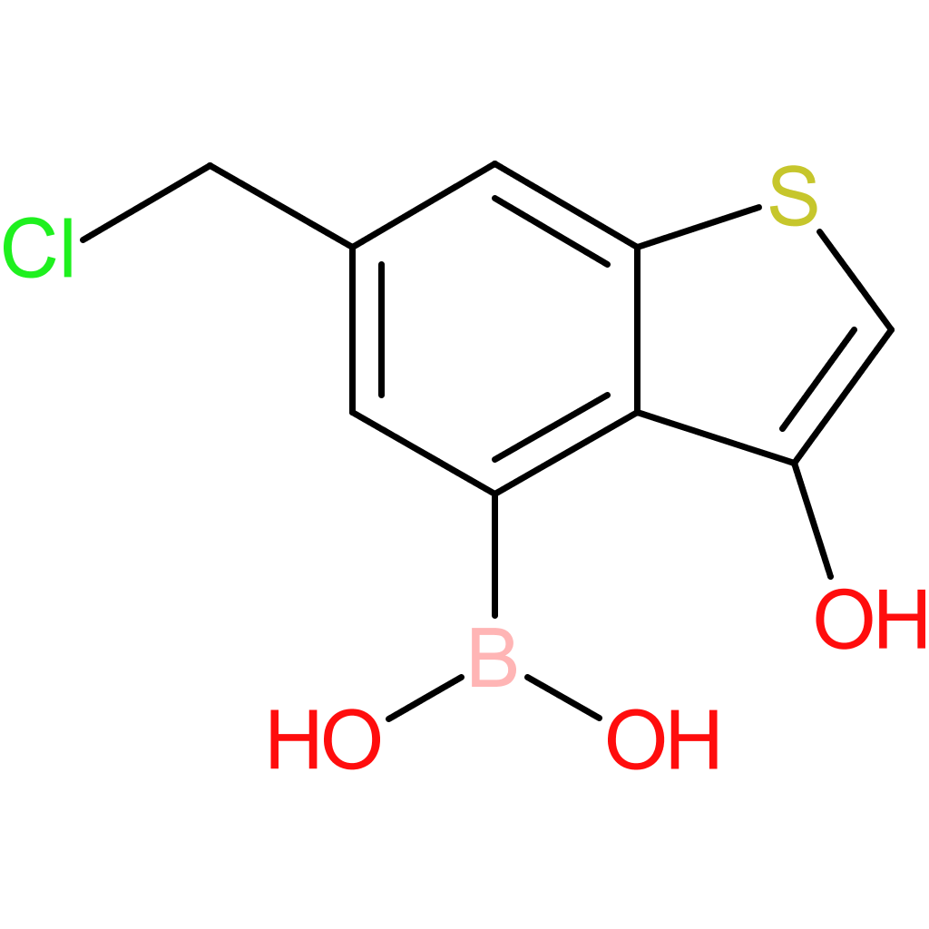 6-(chloromethyl)-3-hydroxybenzothiophene-4-boronic acid