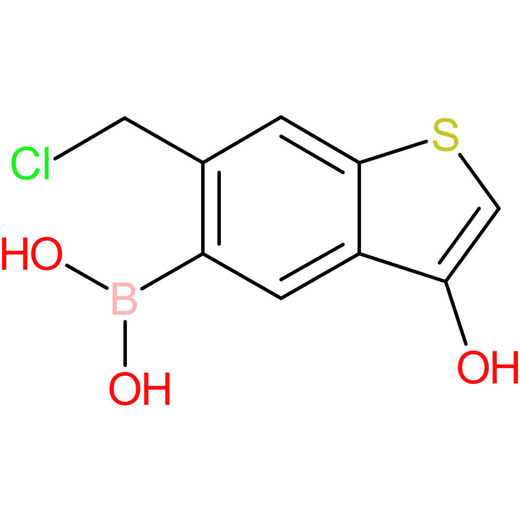 6-(chloromethyl)-3-hydroxybenzothiophene-5-boronic acid