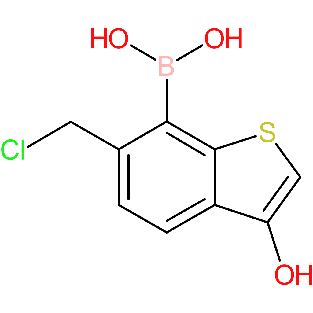 6-(chloromethyl)-3-hydroxybenzothiophene-7-boronic acid