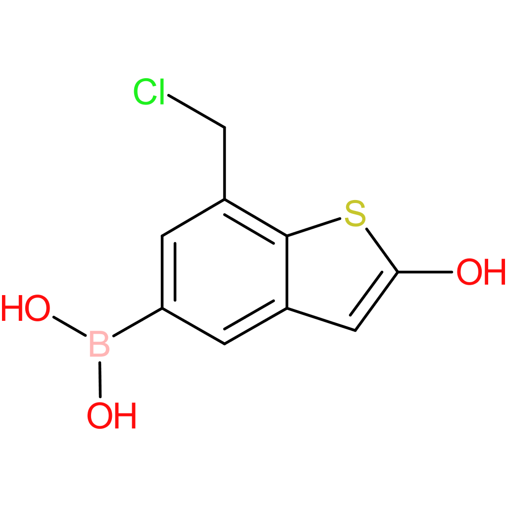7-(chloromethyl)-2-hydroxybenzothiophene-5-boronic acid