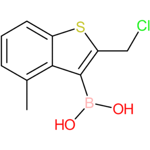 2-(chloromethyl)-4-methylbenzothiophene-3-boronic acid