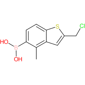 2-(chloromethyl)-4-methylbenzothiophene-5-boronic acid