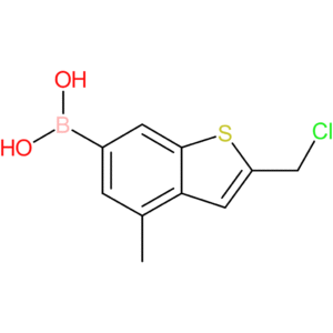 2-(chloromethyl)-4-methylbenzothiophene-6-boronic acid
