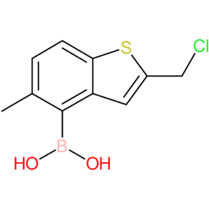 2-(chloromethyl)-5-methylbenzothiophene-4-boronic acid