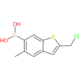 2-(chloromethyl)-5-methylbenzothiophene-6-boronic acid