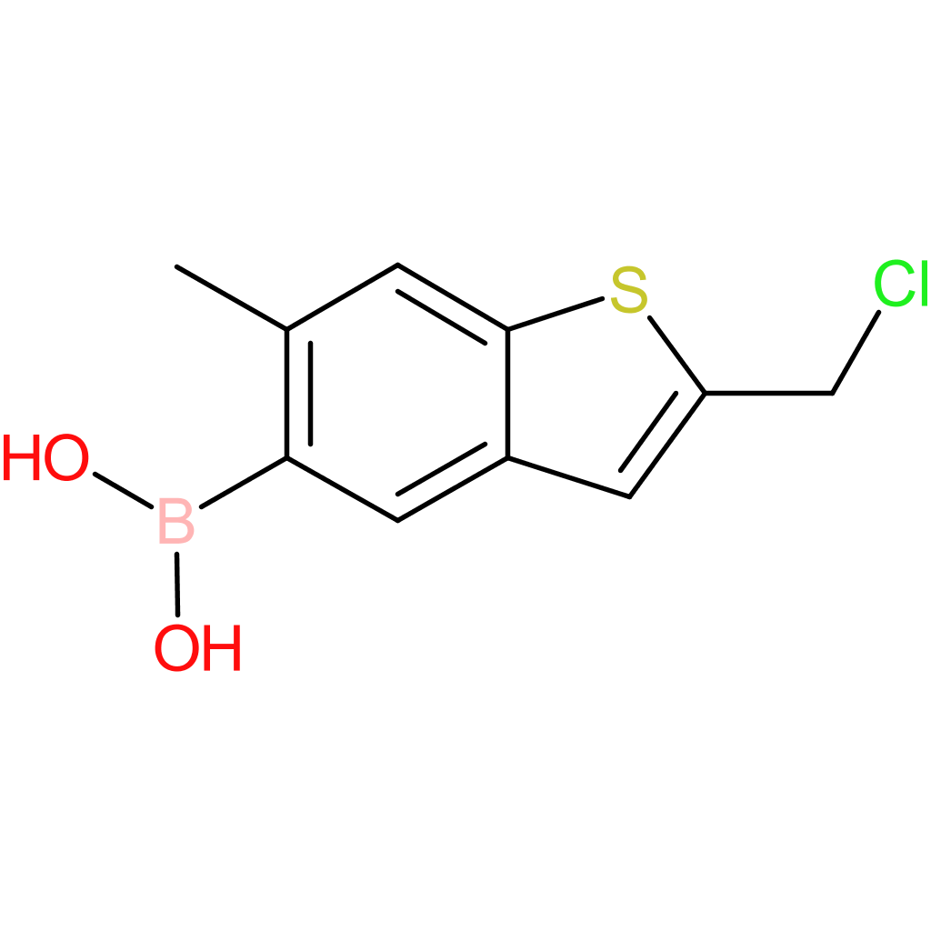 2-(chloromethyl)-6-methylbenzothiophene-5-boronic acid