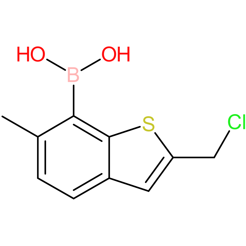 2-(chloromethyl)-6-methylbenzothiophene-7-boronic acid