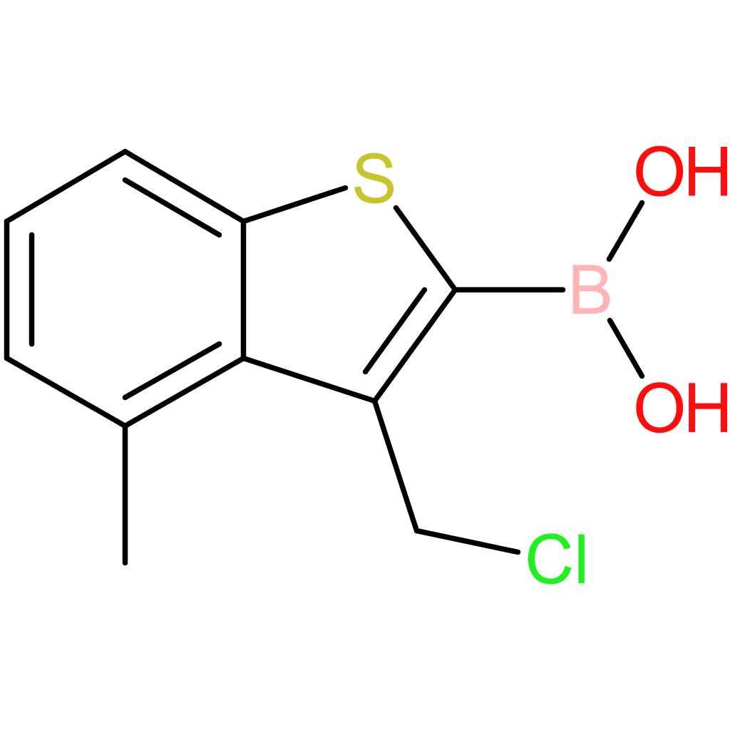 3-(chloromethyl)-4-methylbenzothiophene-2-boronic acid
