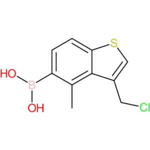 3-(chloromethyl)-4-methylbenzothiophene-5-boronic acid