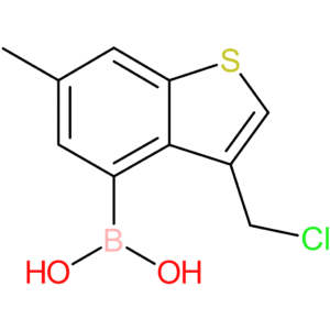3-(chloromethyl)-6-methylbenzothiophene-4-boronic acid