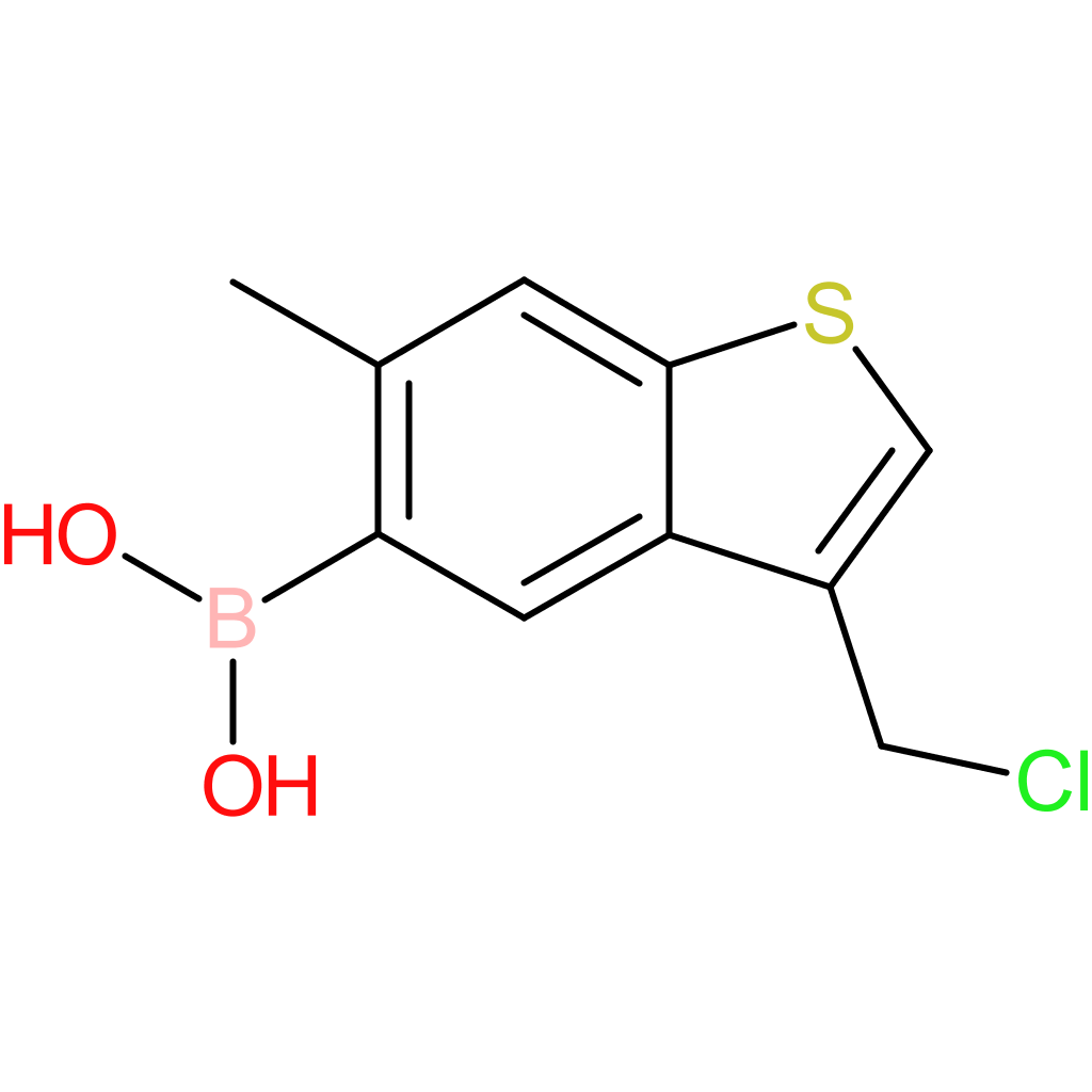 3-(chloromethyl)-6-methylbenzothiophene-5-boronic acid