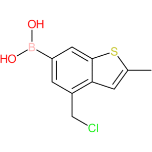 4-(chloromethyl)-2-methylbenzothiophene-6-boronic acid