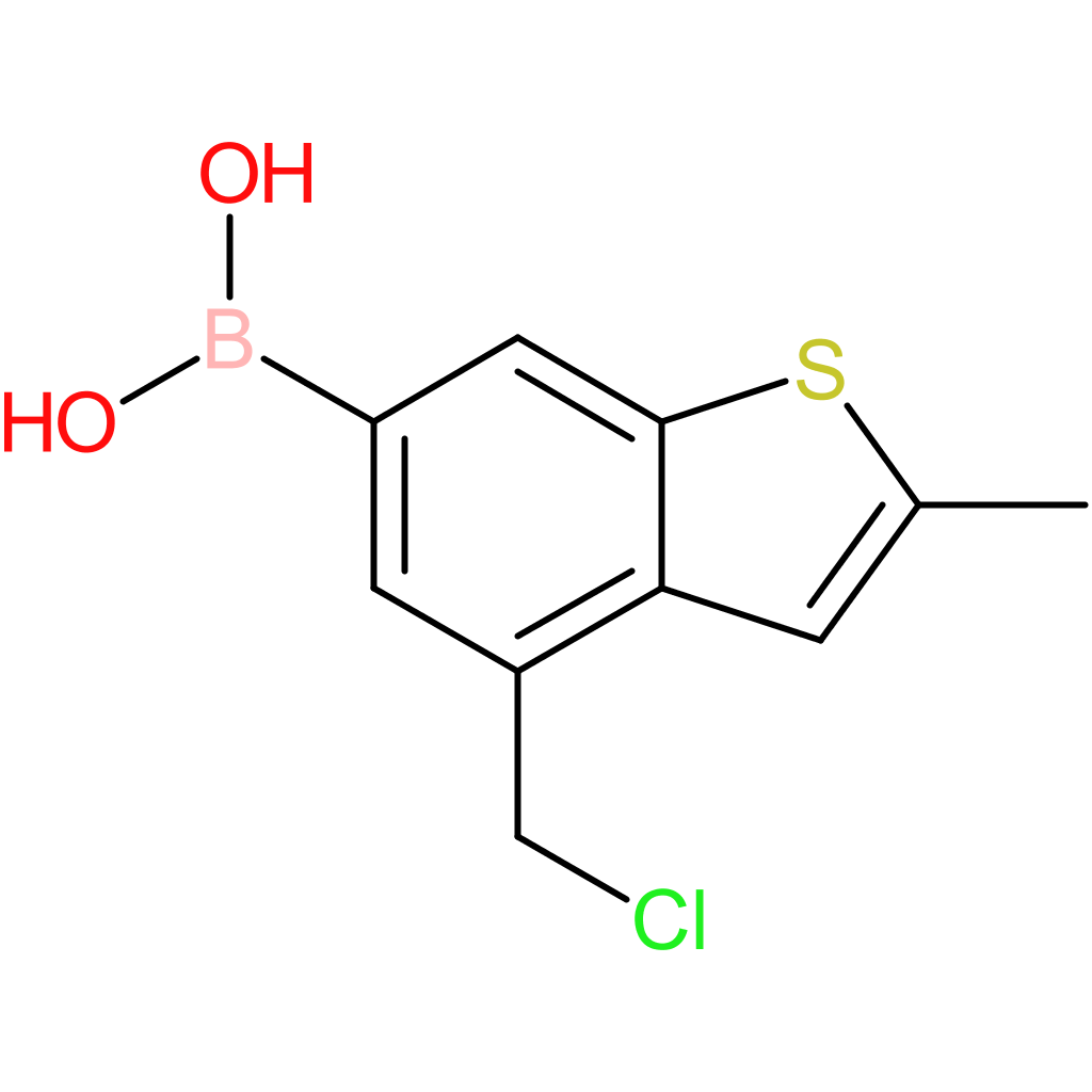 4-(chloromethyl)-2-methylbenzothiophene-6-boronic acid