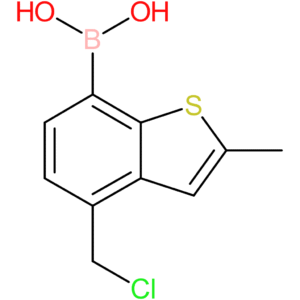 4-(chloromethyl)-2-methylbenzothiophene-7-boronic acid