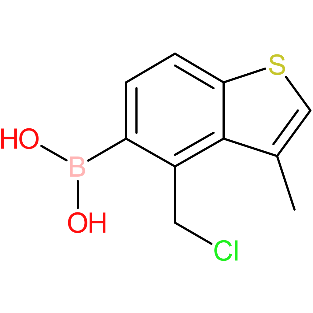 4-(chloromethyl)-3-methylbenzothiophene-5-boronic acid