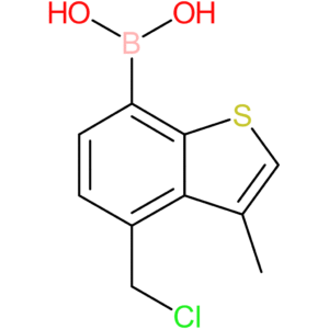 4-(chloromethyl)-3-methylbenzothiophene-7-boronic acid