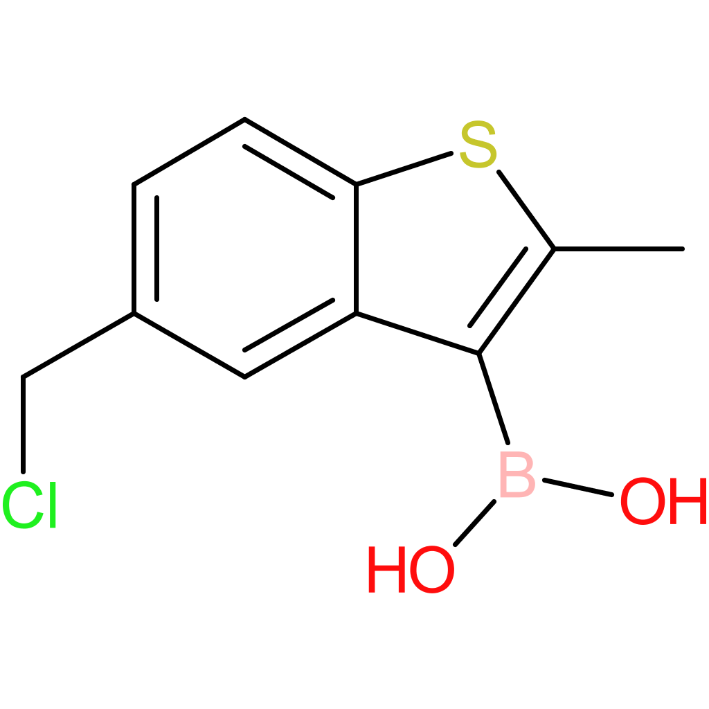 5-(chloromethyl)-2-methylbenzothiophene-3-boronic acid