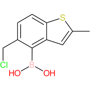 5-(chloromethyl)-2-methylbenzothiophene-4-boronic acid