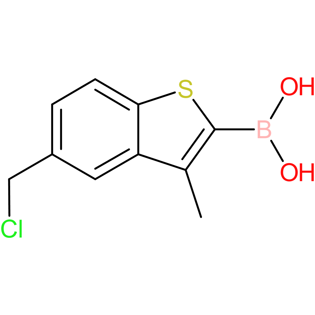 5-(chloromethyl)-3-methylbenzothiophene-2-boronic acid