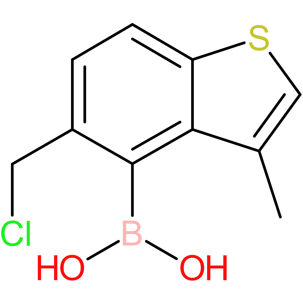 5-(chloromethyl)-3-methylbenzothiophene-4-boronic acid