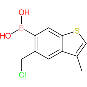 5-(chloromethyl)-3-methylbenzothiophene-6-boronic acid