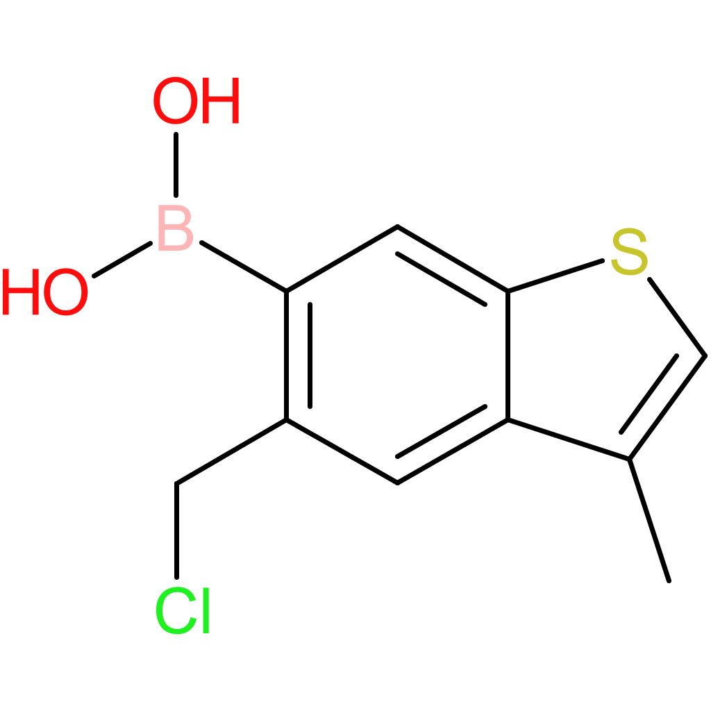 5-(chloromethyl)-3-methylbenzothiophene-6-boronic acid