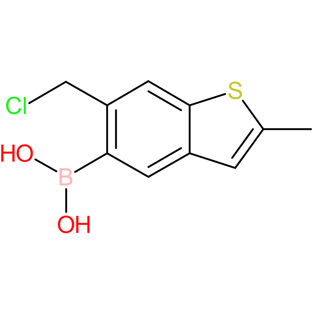 6-(chloromethyl)-2-methylbenzothiophene-5-boronic acid