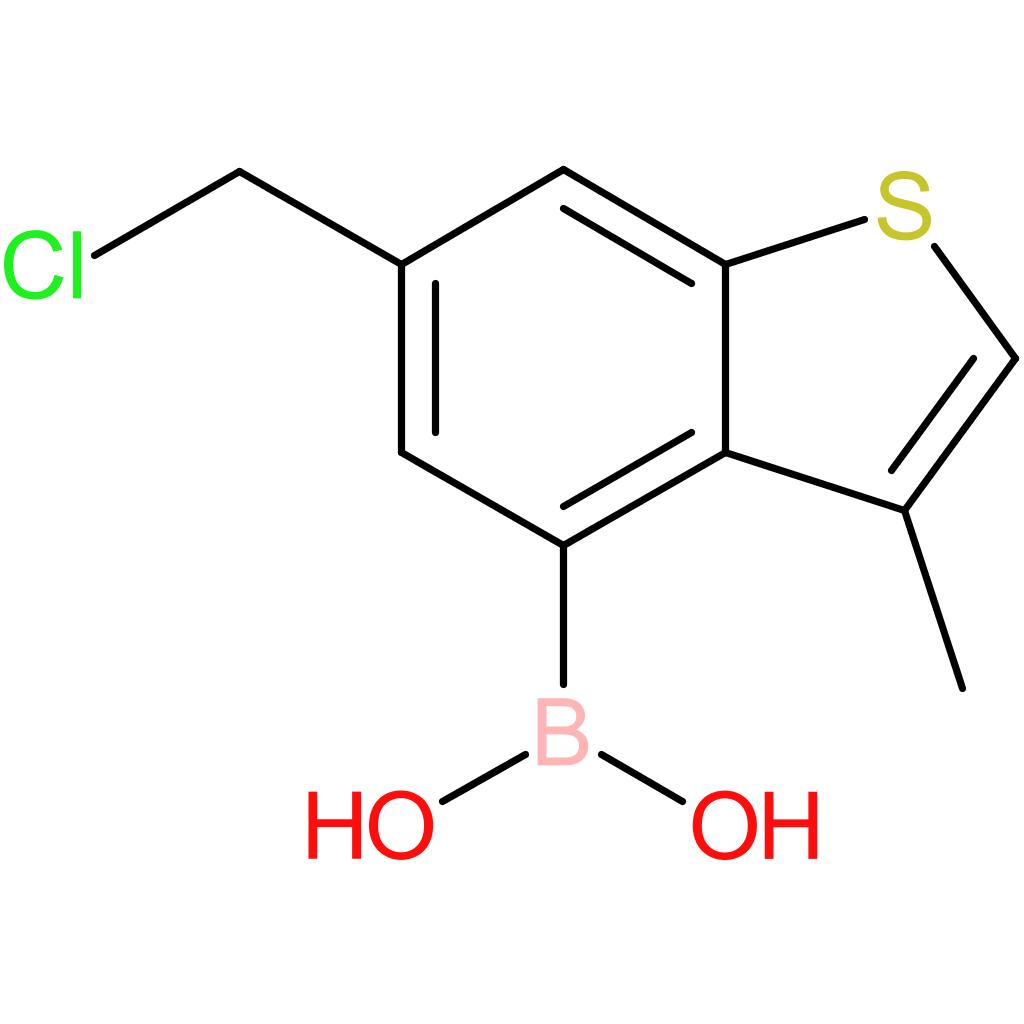 6-(chloromethyl)-3-methylbenzothiophene-4-boronic acid