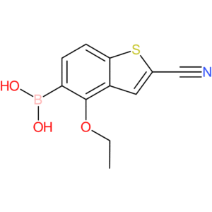 2-cyano-4-ethoxybenzothiophene-5-boronic acid