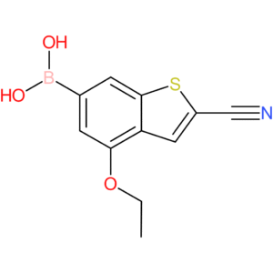 2-cyano-4-ethoxybenzothiophene-6-boronic acid
