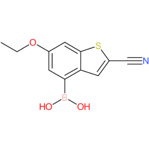 2-cyano-6-ethoxybenzothiophene-4-boronic acid