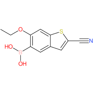 2-cyano-6-ethoxybenzothiophene-5-boronic acid