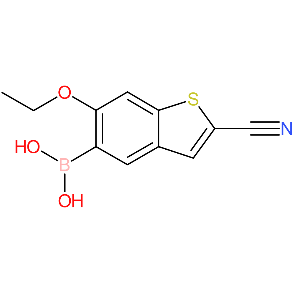 2-cyano-6-ethoxybenzothiophene-5-boronic acid
