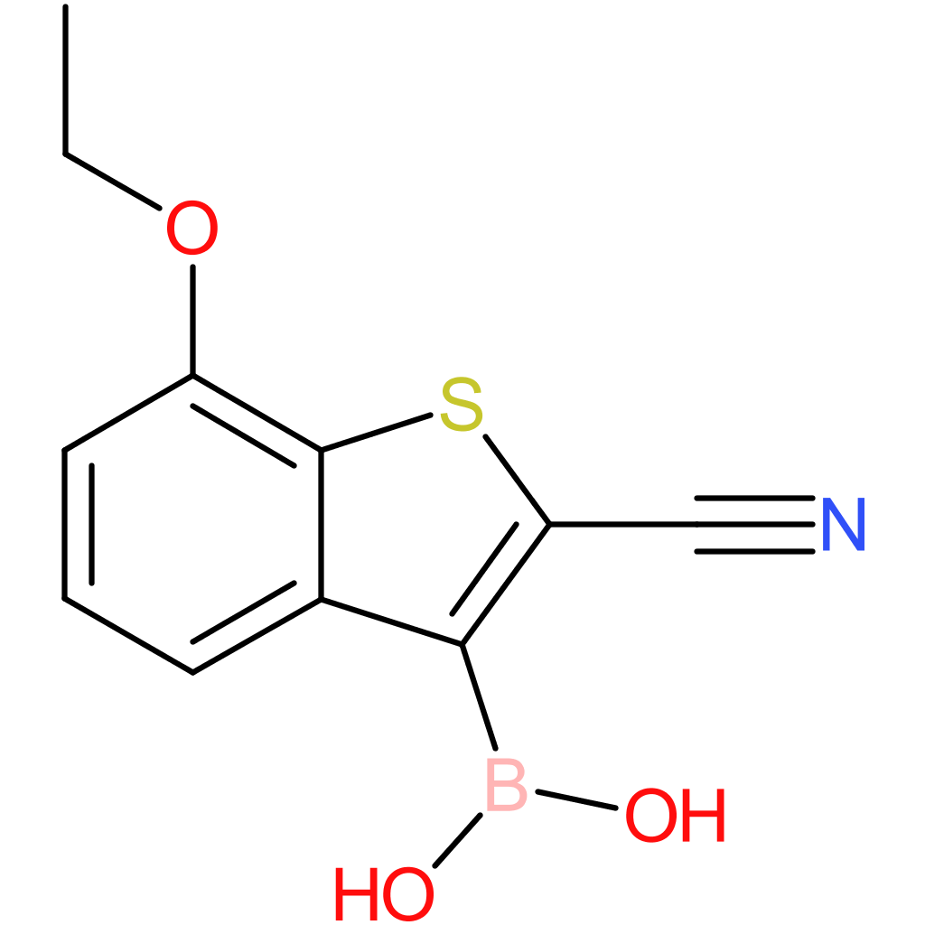 2-cyano-7-ethoxybenzothiophene-3-boronic acid