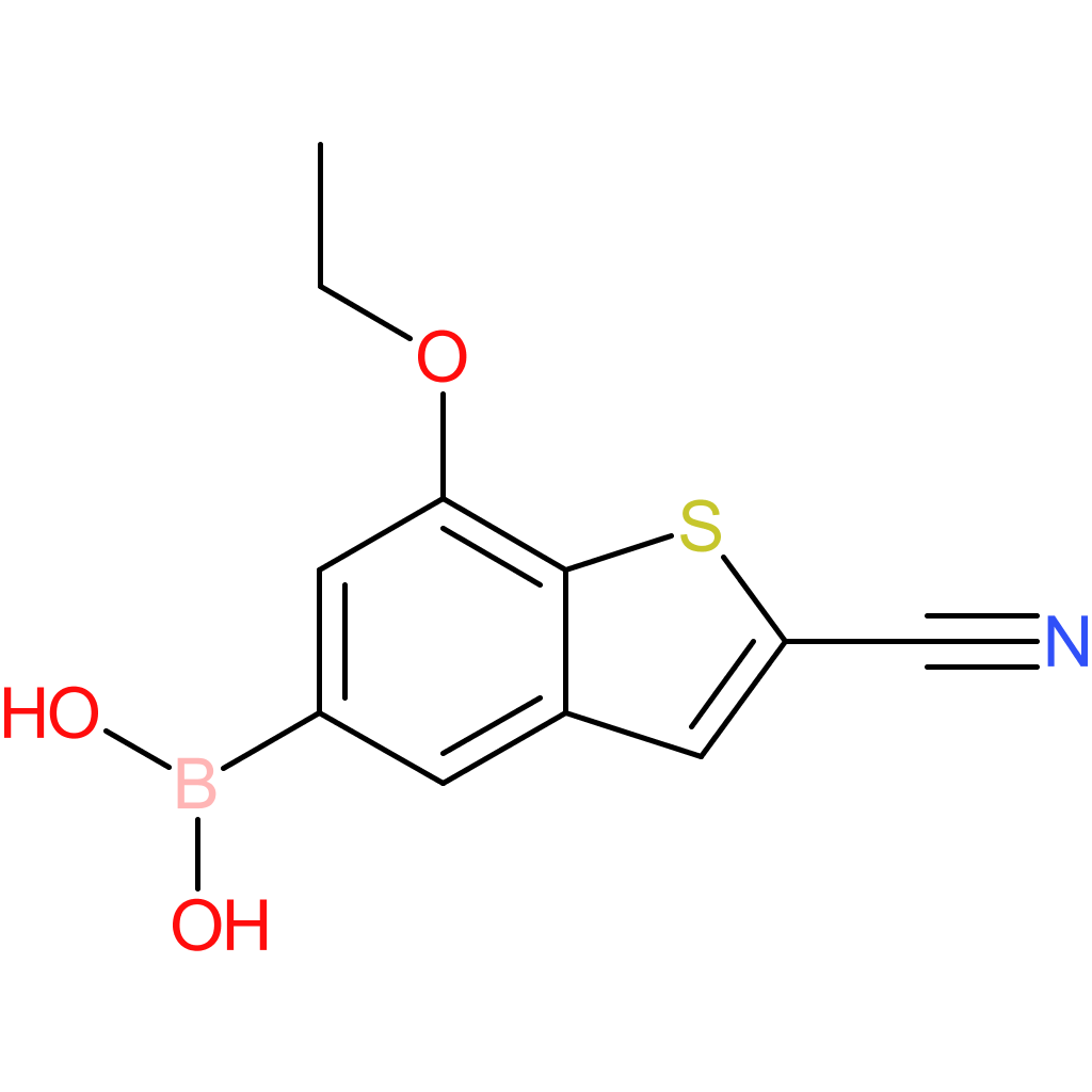 2-cyano-7-ethoxybenzothiophene-5-boronic acid