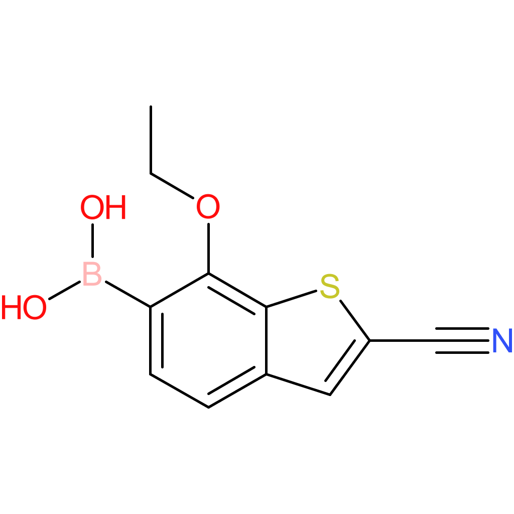 2-cyano-7-ethoxybenzothiophene-6-boronic acid