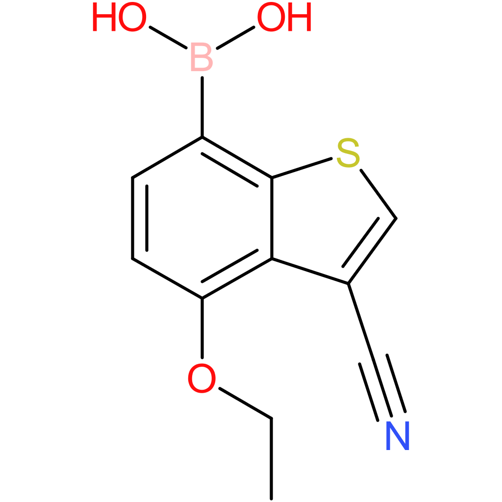 3-cyano-4-ethoxybenzothiophene-7-boronic acid