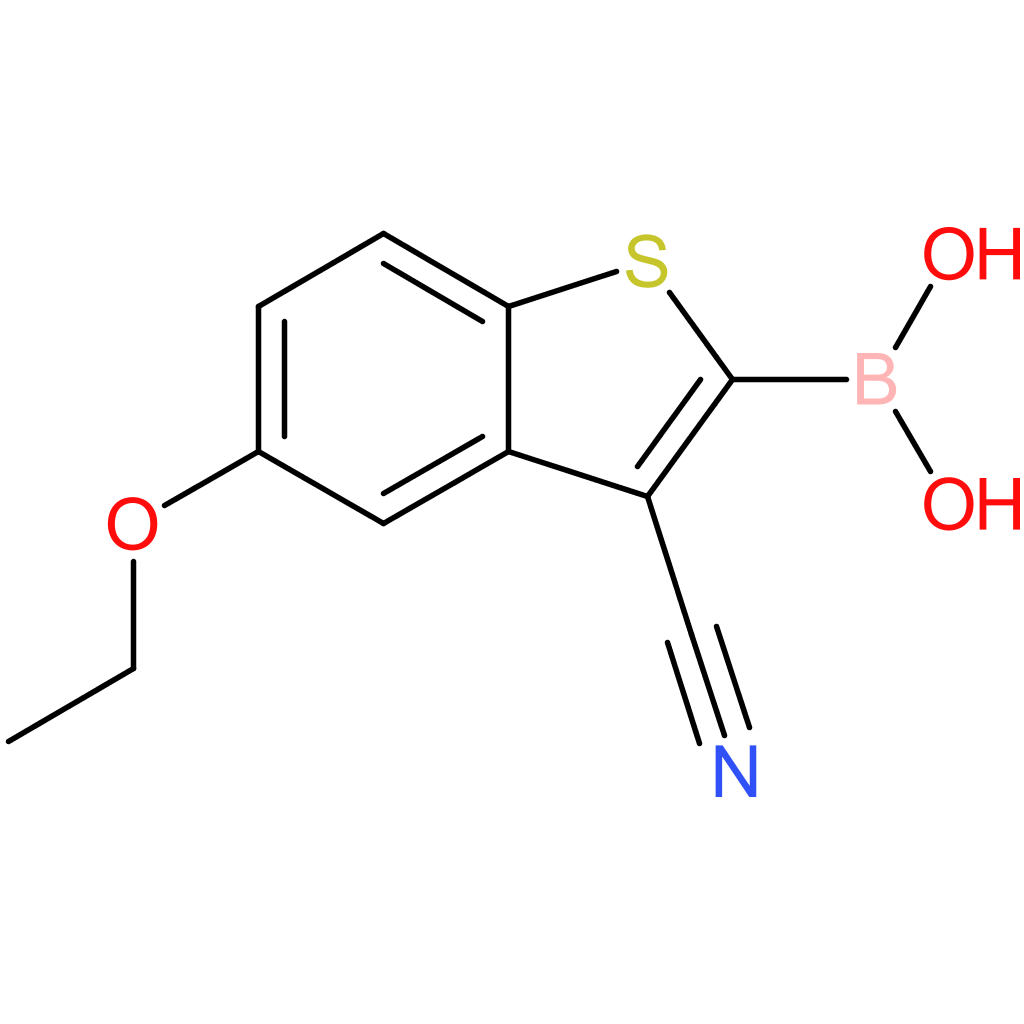 3-cyano-5-ethoxybenzothiophene-2-boronic acid