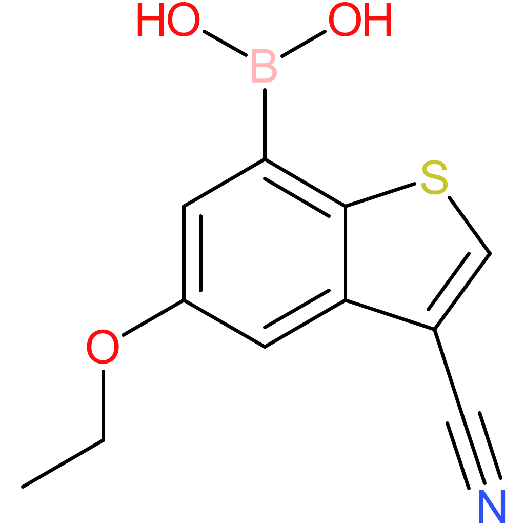 3-cyano-5-ethoxybenzothiophene-7-boronic acid