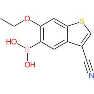 3-cyano-6-ethoxybenzothiophene-5-boronic acid