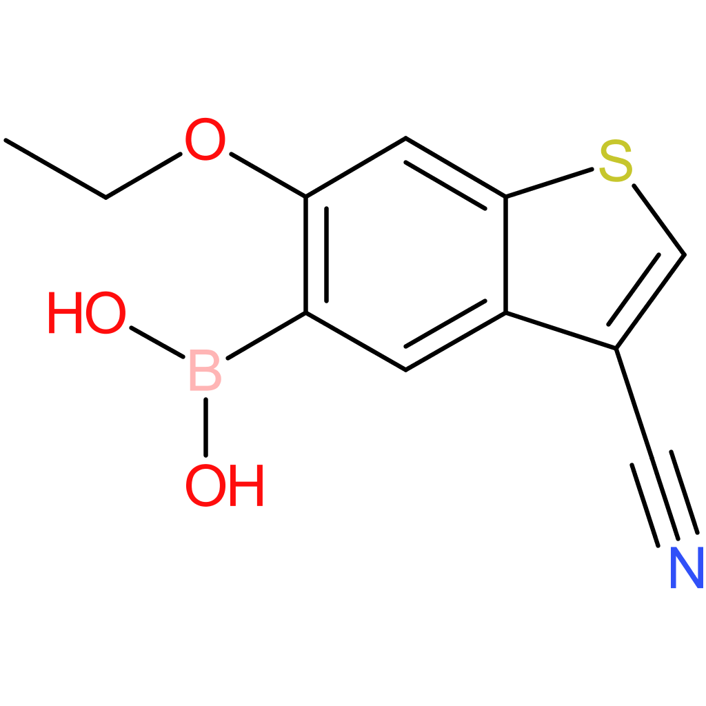 3-cyano-6-ethoxybenzothiophene-5-boronic acid