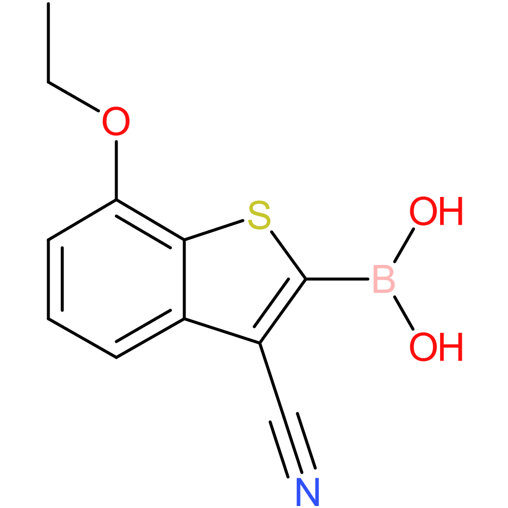 3-cyano-7-ethoxybenzothiophene-2-boronic acid