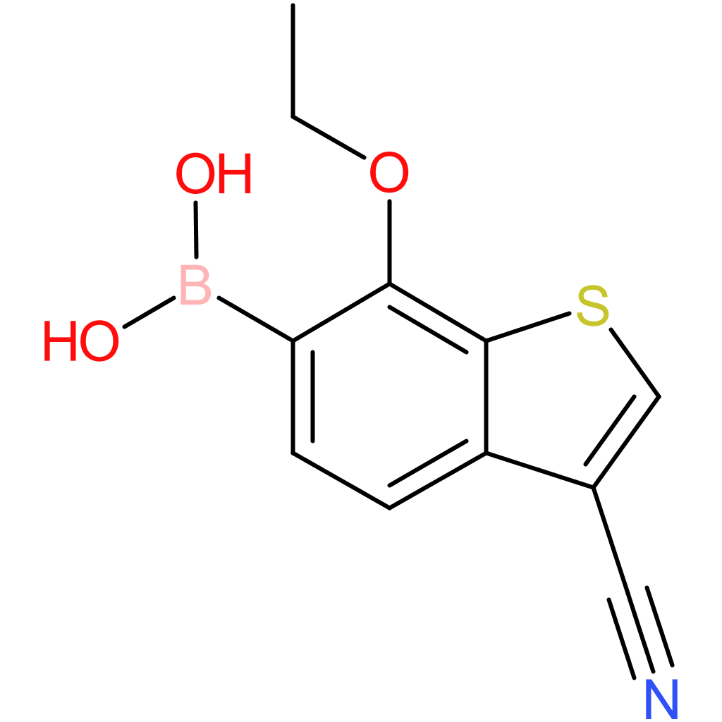3-cyano-7-ethoxybenzothiophene-6-boronic acid