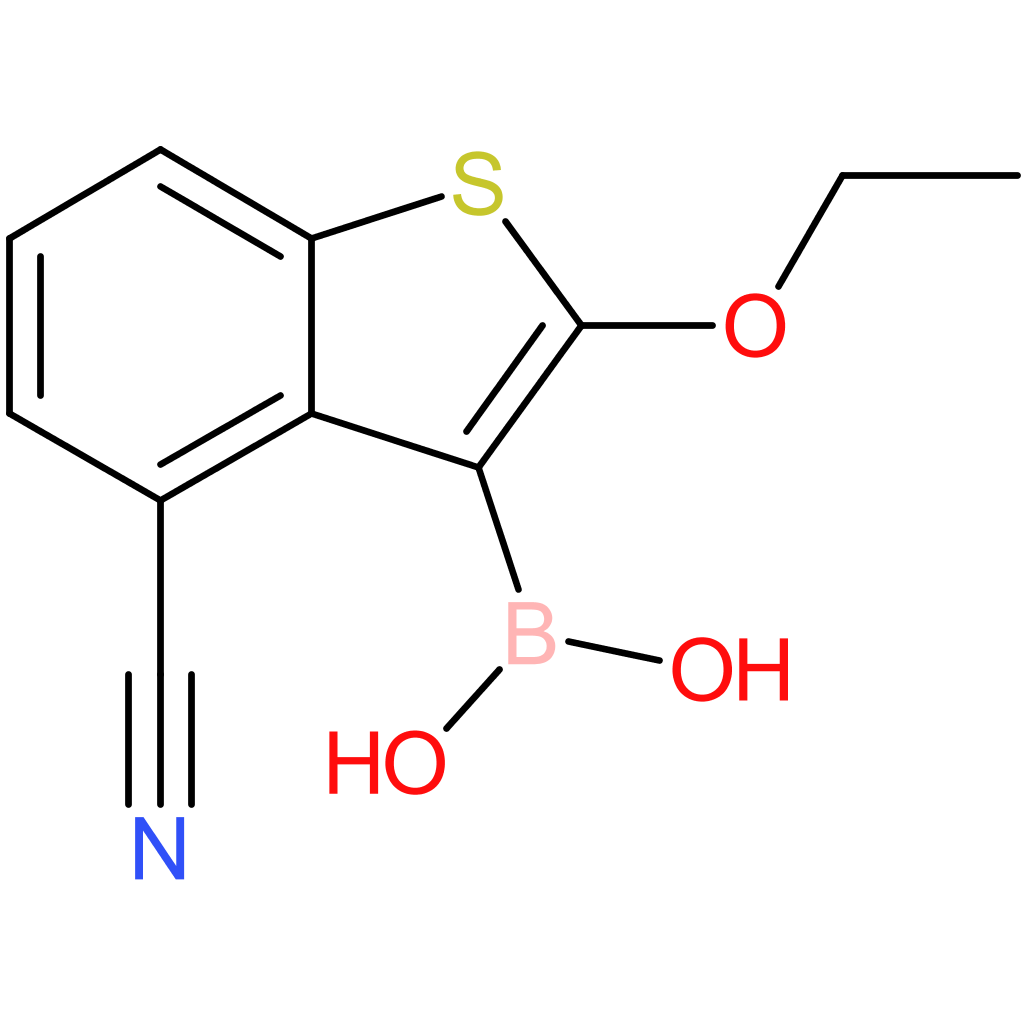4-cyano-2-ethoxybenzothiophene-3-boronic acid
